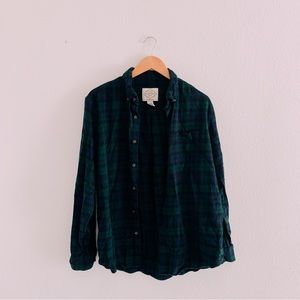 St.Johns bay green flannel size L